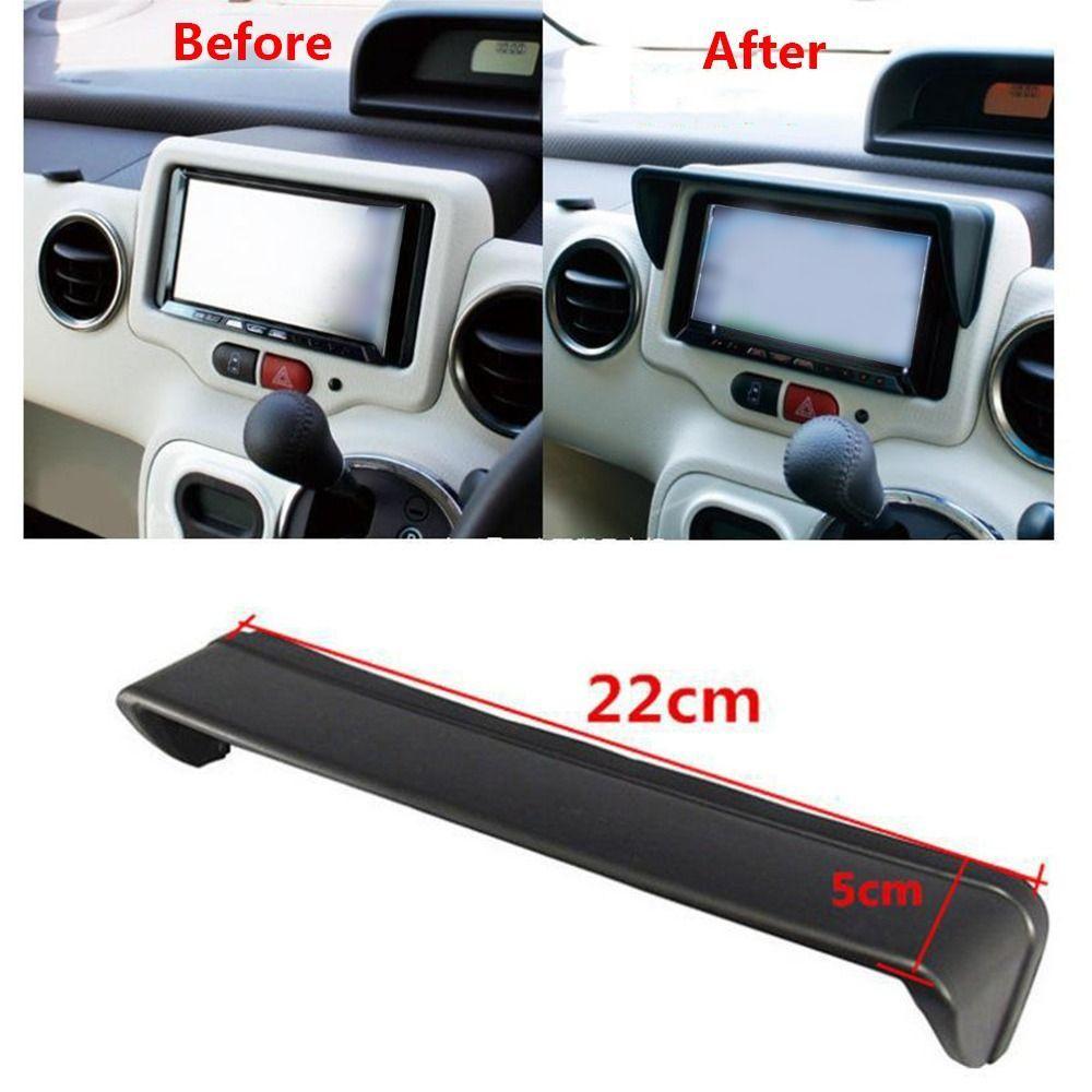 Anti Glare Car GPS Sun Shade Shield Universal In Dash Screen Sun Guard Dashboard Screen