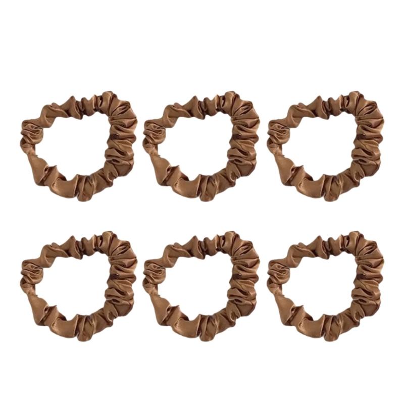 Silk Like Hair Rope Hair Bun Scrunchies Elastic Hair Rope Big Hair Scrunchy HairBands Female Accessories