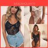 Alluring Women Sexy Teddy Lingerie Babydoll With V-neck Adjustable Straps And Lace Design
