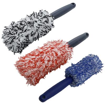 Microfiber Brush for Car Wheels Ideal for Cleaning Tight Areas and Rims