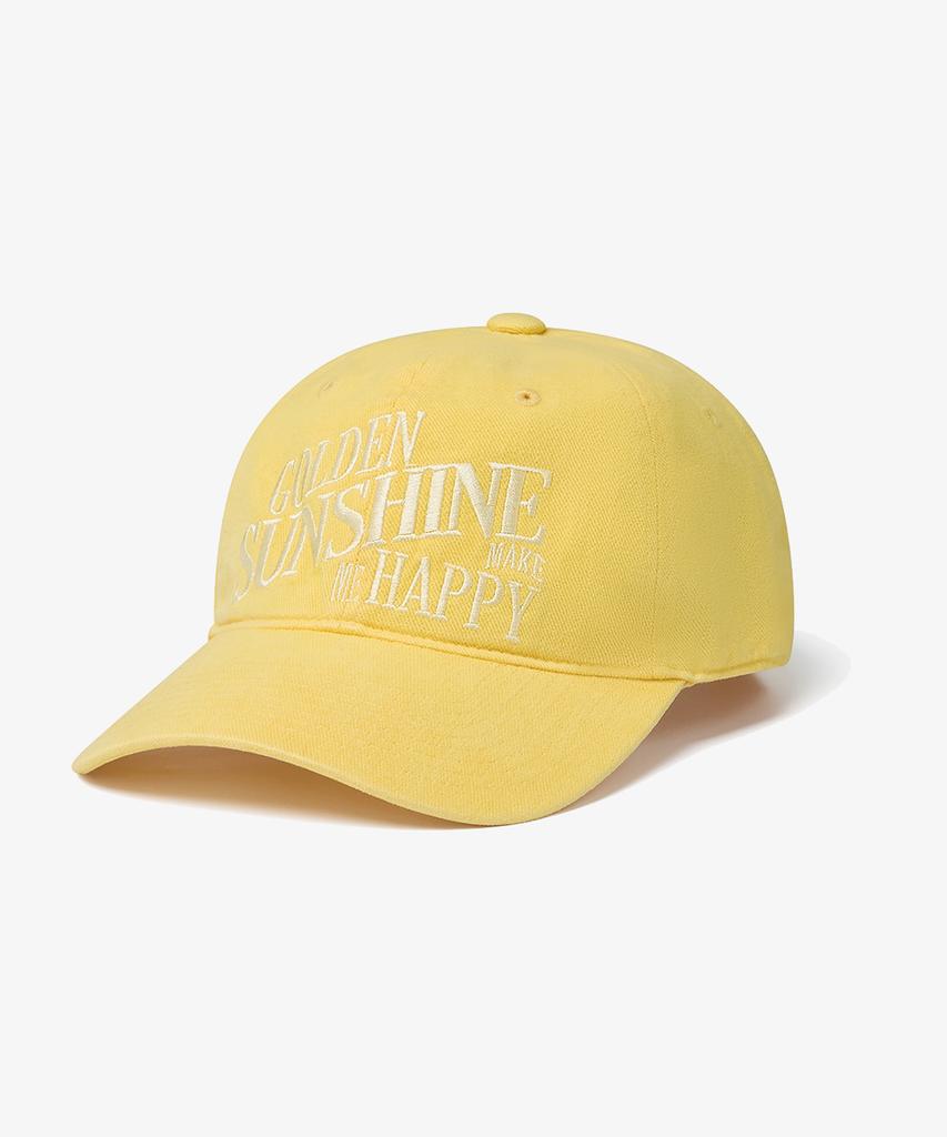 GOLDEN SUNSHINE Happiness Washed 6P Cap_Corn Yellow