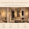 Flower Shaped Wall Mount Light 85-265V Sconce Modern Wall Sconce  Vanity Area