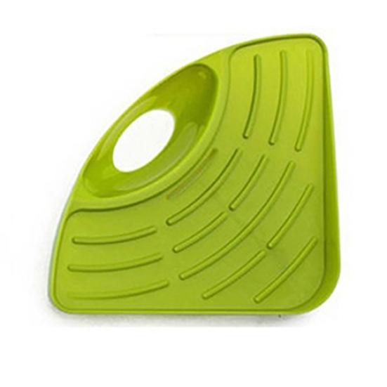 Kitchen Triangle Shelf Sink Dish Drain Rack Bathroom Soap Sponge Holder Storage