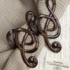 Fashion Leopard Mobius Strip Shape Hair Claw Clip For Women Large Size Barrettes Musical Note Hairpin Ponytail Hair Accessories