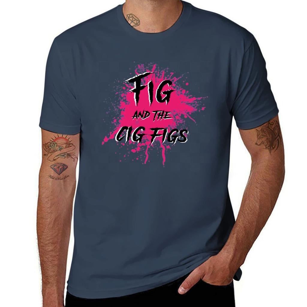 Fig and the Cig Figs T-Shirt man t shirt summer man t shirts graphic t shirt man cotton T-Shirt