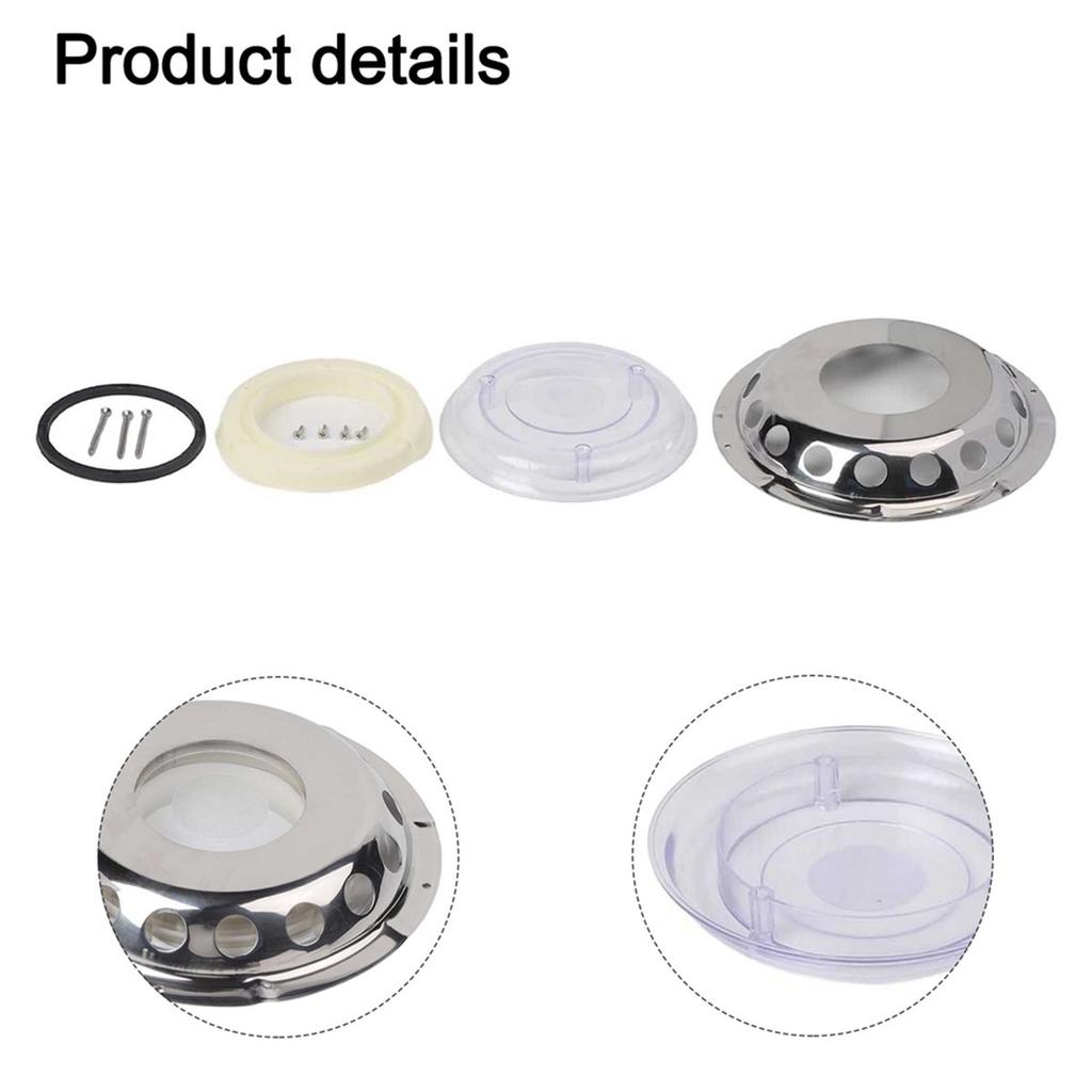Marine Round Vent Kit 23cm Diameter Ideal for Boats, Caravans, and RVs, Easy Installation