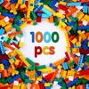 1000/500/300Pcs Building Blocks City Diy Creative Building Blocks Compatible Building Blocks Large Base Plate Educational Child