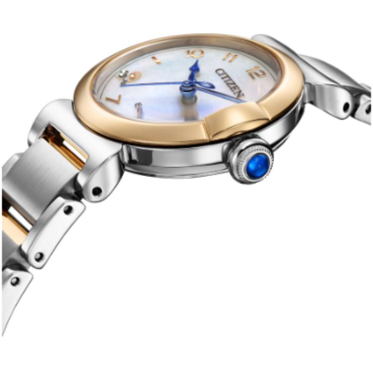 CITIZEN L 50m Water Resistant Light Powered Quartz Movement Stainless Steel Strap Watch EM1136-87D