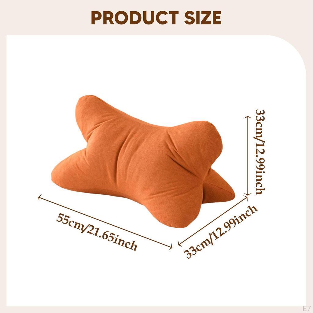 Back Support Pillow Cushion Ergonomic Comfortable Compact Backrest Neck for