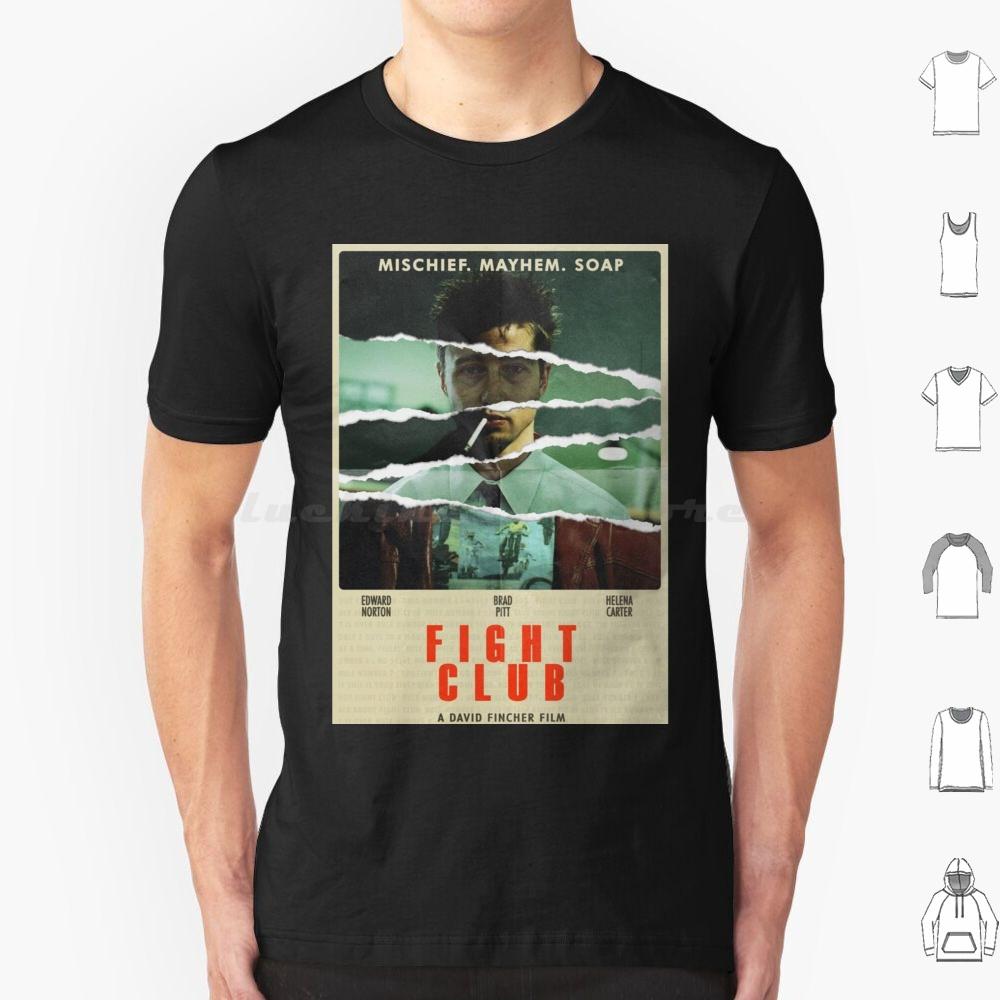 Fight Club Smoker T Shirt Men Women Kids 6xl Fight Club Brad Pitt Edward Norton Movie David Fincher Tyler Durden Fight Film S