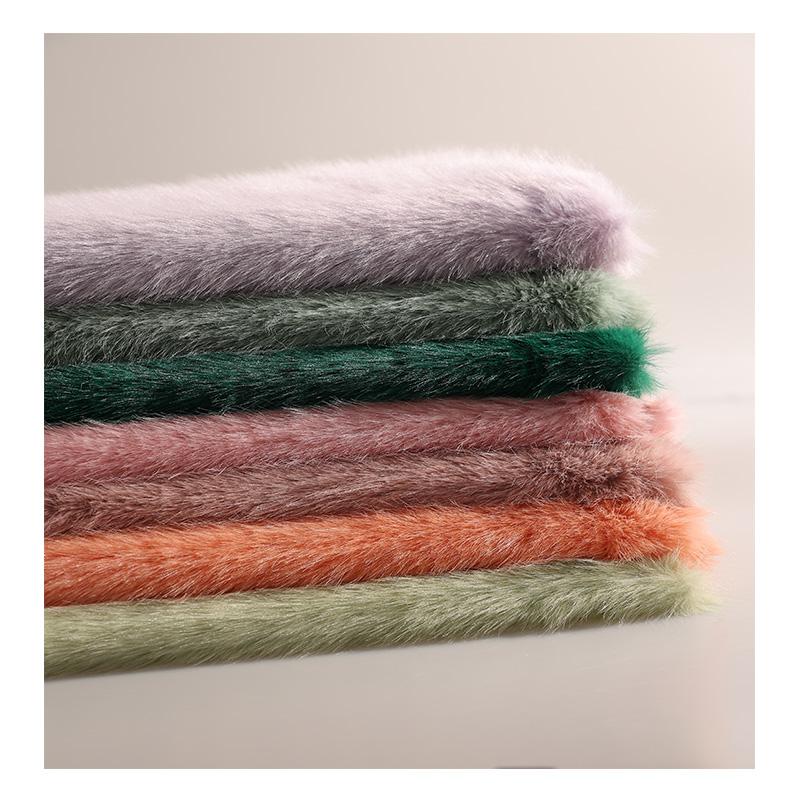 50x180cm Thickend Faux Fox Long Hair Plush Fabric for Coats Collar Toys Carpet For Diy Sewing Plain Soft Warm Fur Cloth