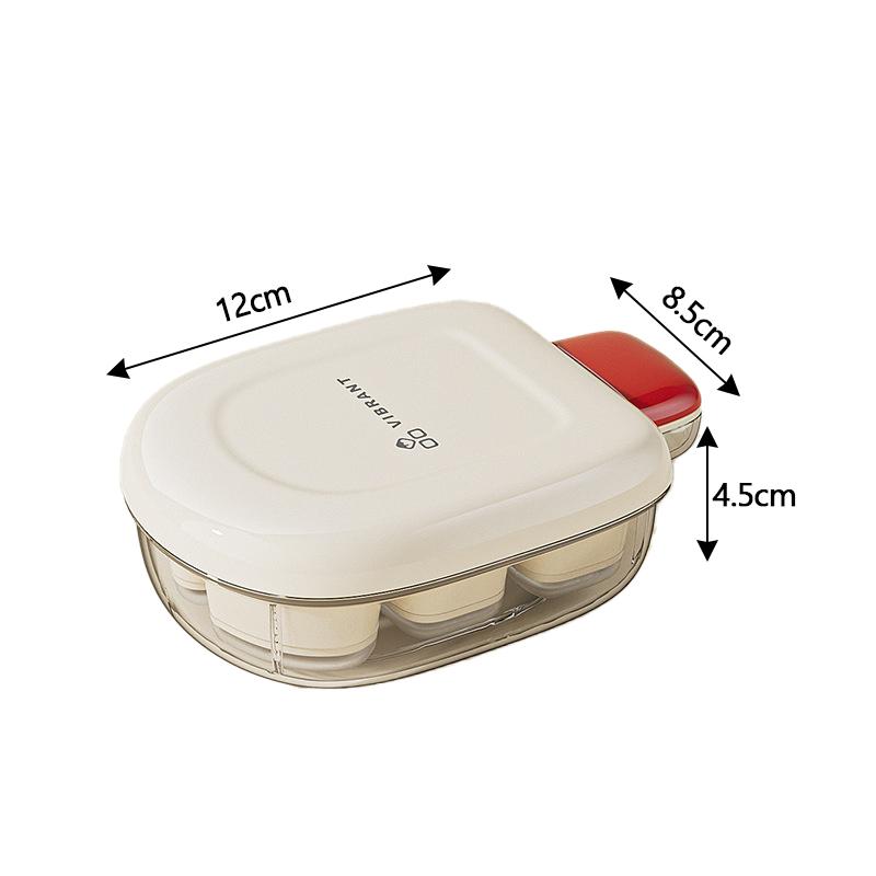 1pc Cartoon Ice Cube Mold Summer Ice-making Box Household Stackable Make Ice Cream Container Press Easy Demolding Ice Mould