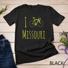 Bike Missouri Shirt, Cyclist Tee, Racing Bicycle Shirt Unisex T-shirt