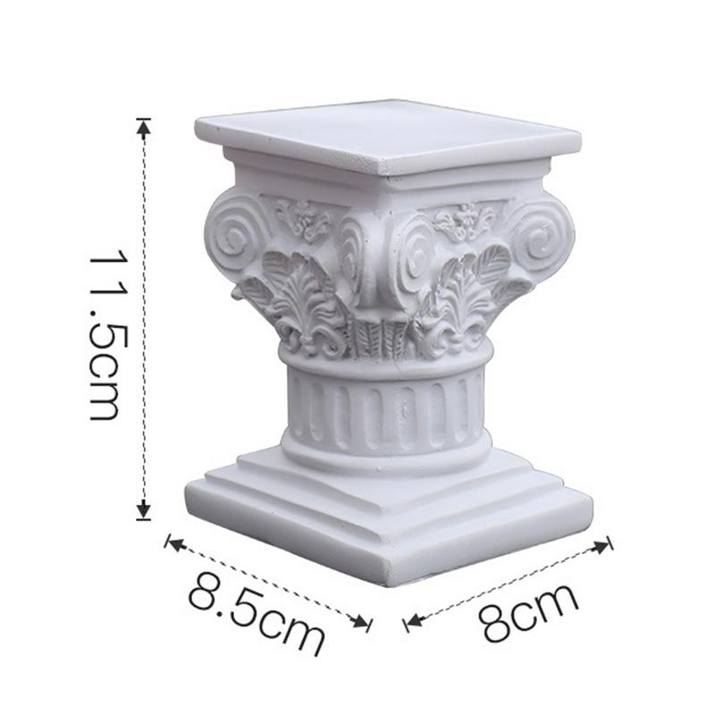 Roman Pillars Greek Columns Greek Column Resin Statue Table Decorations Centerpiece White Roman Column Greek Pillar Sculpture