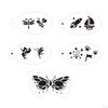 Face Paint Stencils, Body Painting Template Durable, Masquerade Festivals Portable Carnivals Party