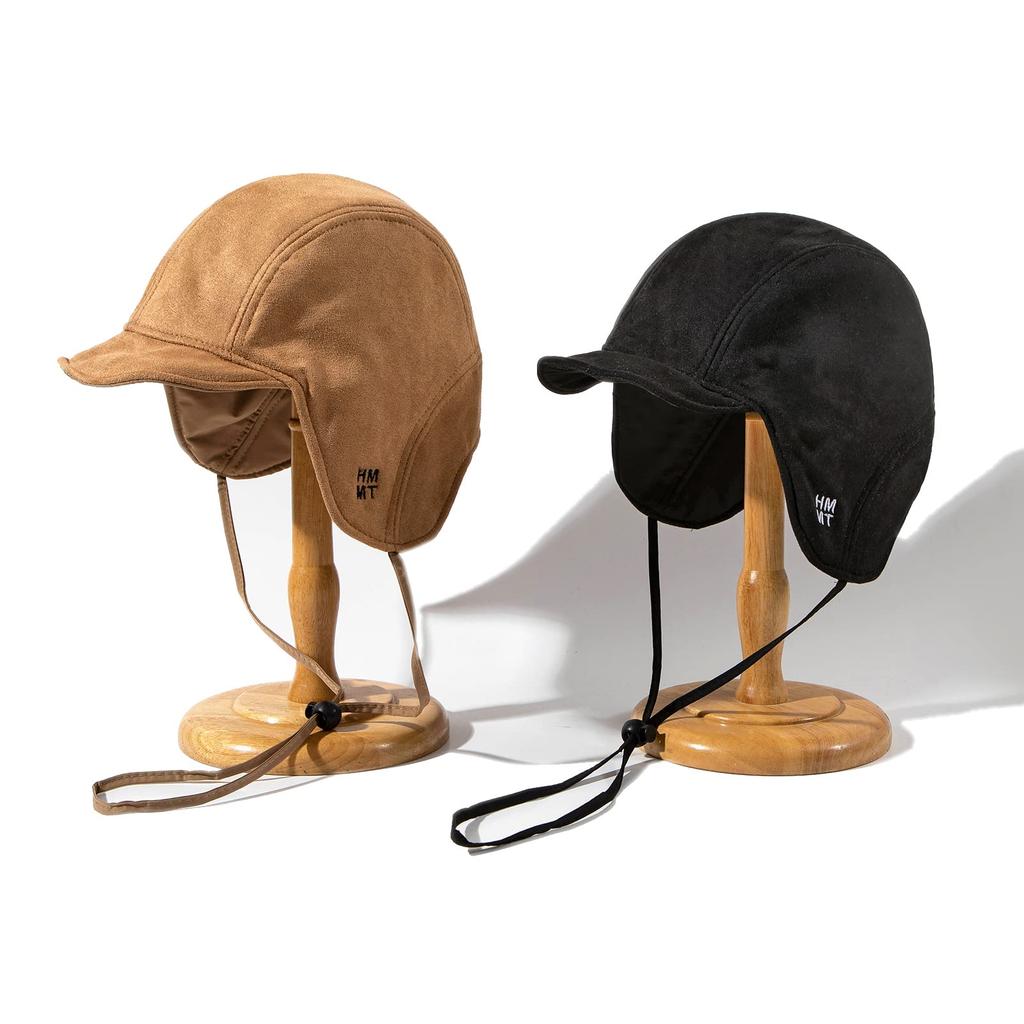 Clape Flight Cap for Men and Winter Flight Comfortable Pilot Cap with Ear Short Solid Cold Weather Perfect for Outdoor Activities like and