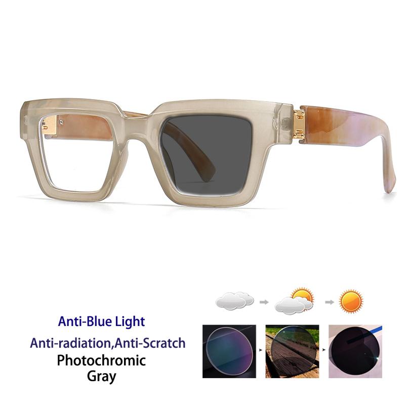Brand Design Retro Reading Glasses for Men Women Fashion Luxury Large Square Presbyopic Eyewear Dioptric 0 to +6 0