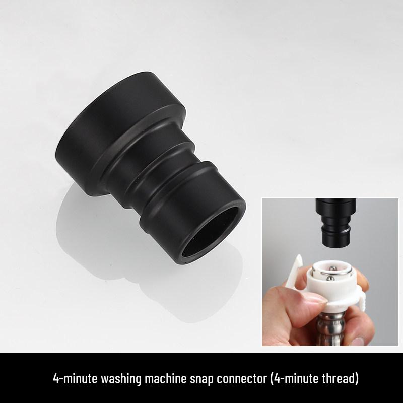 

Black Bathroom Three-Way Toilet Valve with Rotating Bracket & Bidet Sprayer Hose