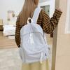 Schultasche Campus Schultasche Damen Koreanischer Karierter Rucksack Trend Mittelschüler High School Schüler Große Kapazität Lässiger Rucksack Einfach und