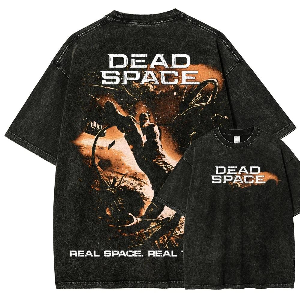 Dead Space New Model Washed T Shirt Anime Lover Personality Clothes Oversized Year Round Clothing Unisex Hot Product Breathable S