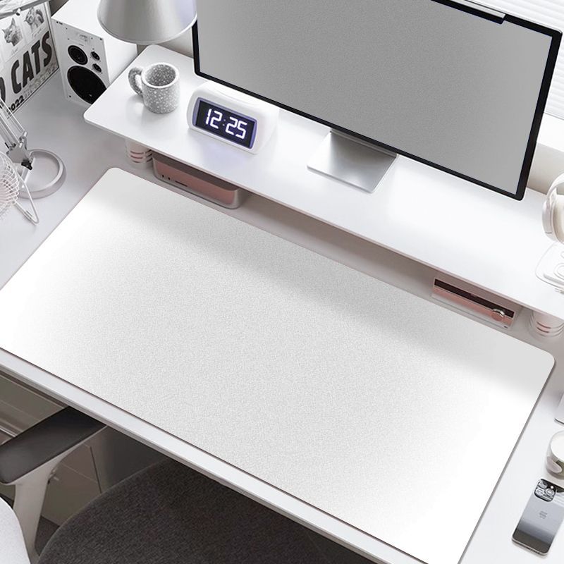 Gradient Pastel Color Large Gaming Mouse Pad Soft Solid Color Xxl Desk Mat NonSlip Rubber Stitched Edge Keyboard Table Mat