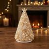 Immersive Handmade Experience Gift DIY Christmas Tree Beading Kit for Adults Beginners, 3D Ornament with Full Educational Art Tool Tools And