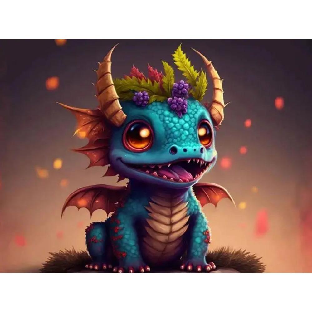 DIY Full Round Diamond Painting Cross Stitch 3D Art Style Home Scene Animal Decorative Diamond Painting 5d Diamond Art Painting