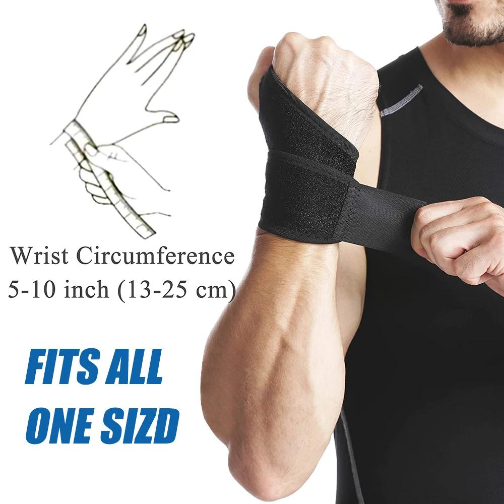 Durable And Safe 1 Pc Wrist Band Support For Adjustable Wrist Bandage Brace For Sports Wristband Compression Wraps Tendonitis Pain Relief