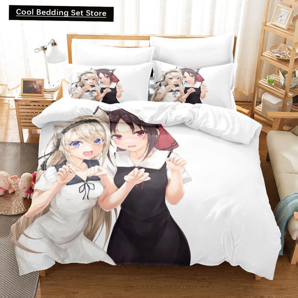 3D Print Anime Miss Huiye Bedding Sets Duvet Cover Set With Pillowcase Twin Full Queen King Bedclothes Bed Linen Home Textiles