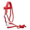Adjustable Bridle with Rein Halter And Side Pull Reins, Leading Rope Headstall Gear