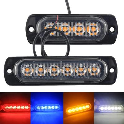 6 LED diod Varovné světlo LED světla pro přívěsy Boční obrysová světla pro nákladní vozy Světelná lišta pro signalizaci poruchy mřížky automobilu Maják pro SUV Motocykly Lodě