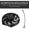 Automotive Fan Mounting Kit, Electric Mount Hold Down Transmission Cooler Installation Set, Universal Car Radiator Fan Zip Ties Straps for Most
