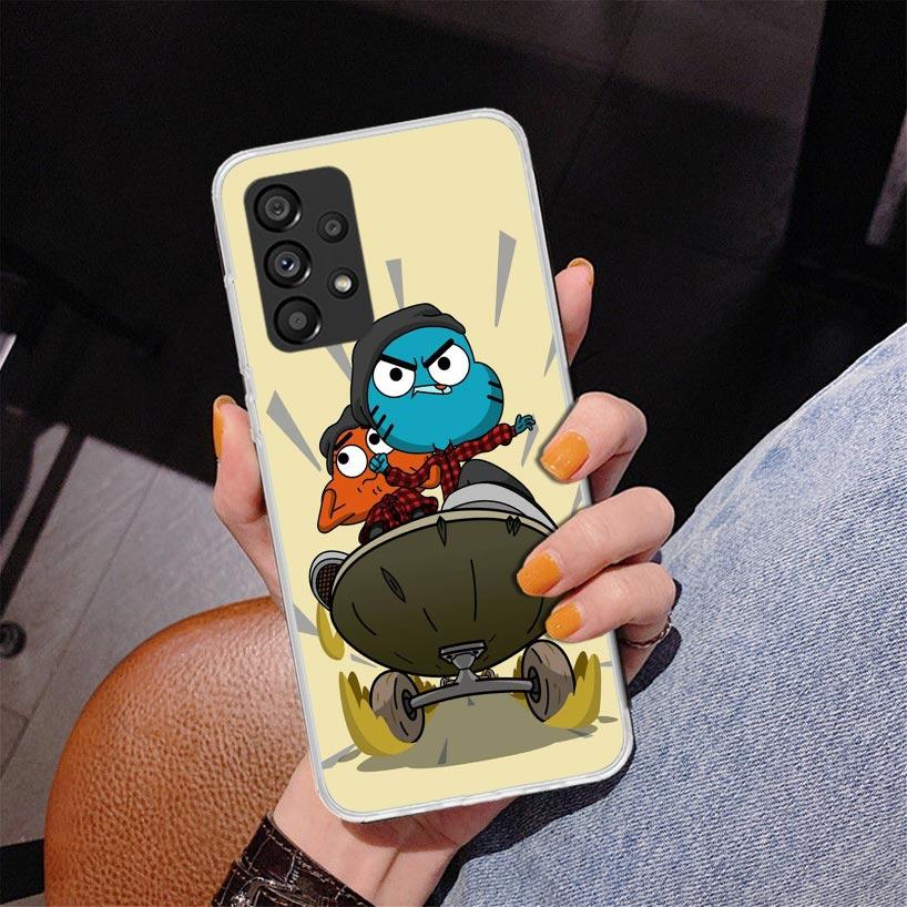 The Amazing World Gumball Phone Case For Samsung Galaxy A17 A16 A15 A14 A13 A57 A56 A55 A54 A53 A37 A36 A35 A34 A33 A26 A25 A24