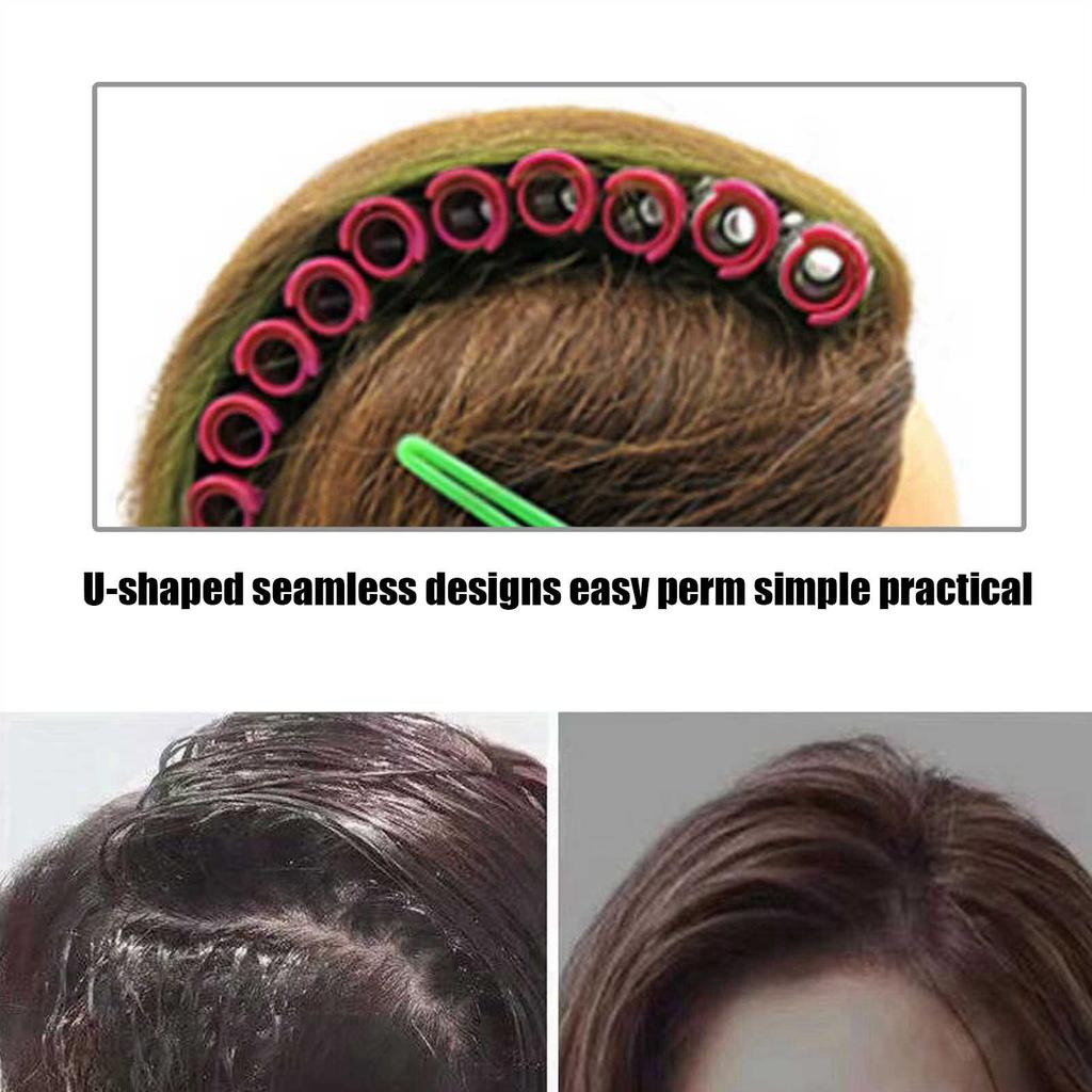 Hair Perm Rods Perming Rod Hair Roller Curler Hairdressing Tool Kit Plastic Resin 20pcs Perm Rods Tool Hair Styling Tool