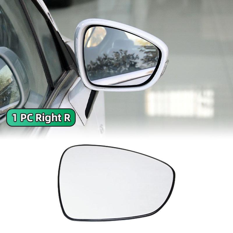 

For PEUGEOT 308 2012 2013 2014 1 PC Left&Right Side White Heated Wing Mirror Glass Wide Angle Rearview Mirror