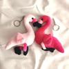 Cute Flamingo Bird Stuffed Soft Plush Doll Toy Keychain Backpack Pendant Ornaments Gift