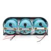 52MM 3 In 1 Oil Pressure Gauge + Volt Meter + Water Temp Gauge Kit Volt Meter with Sensor Oil Temperature Gauge Triple Meter