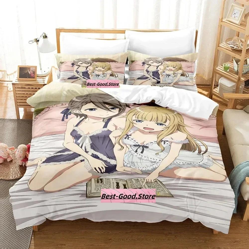 Princes Principal Beding Set Single Twin Ful Quen King-Sized Dimensionsd Dimensions Bed Linen Set Adult People Kid Bedrom Duvetcover Sets 3D Anime Bed
