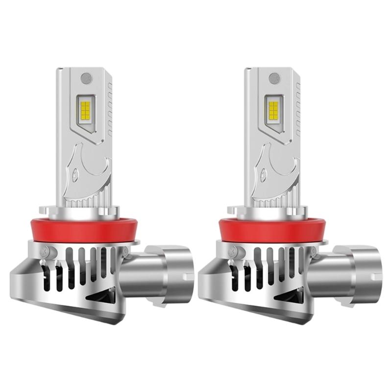 

2 Pack 9005 LED Headlight Bulbs High Brightness Aluminum Alloy Efficient Cooling Light Bulb Universal for Night Driving 1