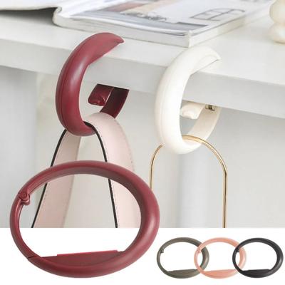 Tragbarer Taschenhaken-Aufhänger, faltbarer Tischhaken, Bürodekor, Kunststoff-Schreibtisch-Seitenhaken, Verwendung von Handtasche, Reisetasche, Organizer, Hakenhalter