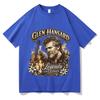 Glen Hansard Print Tshirts Unisexs Unisex Vintage Tee Student Fashion Design Vacation Tops Unisex Casual Aesthetic Tops Clothes