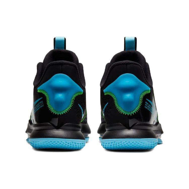 Nike Zapatillas Unisex LeBron Witness 5 EP Negro Azul Claro Furia Verde-Strike Laguna-Pulse CQ9381-004