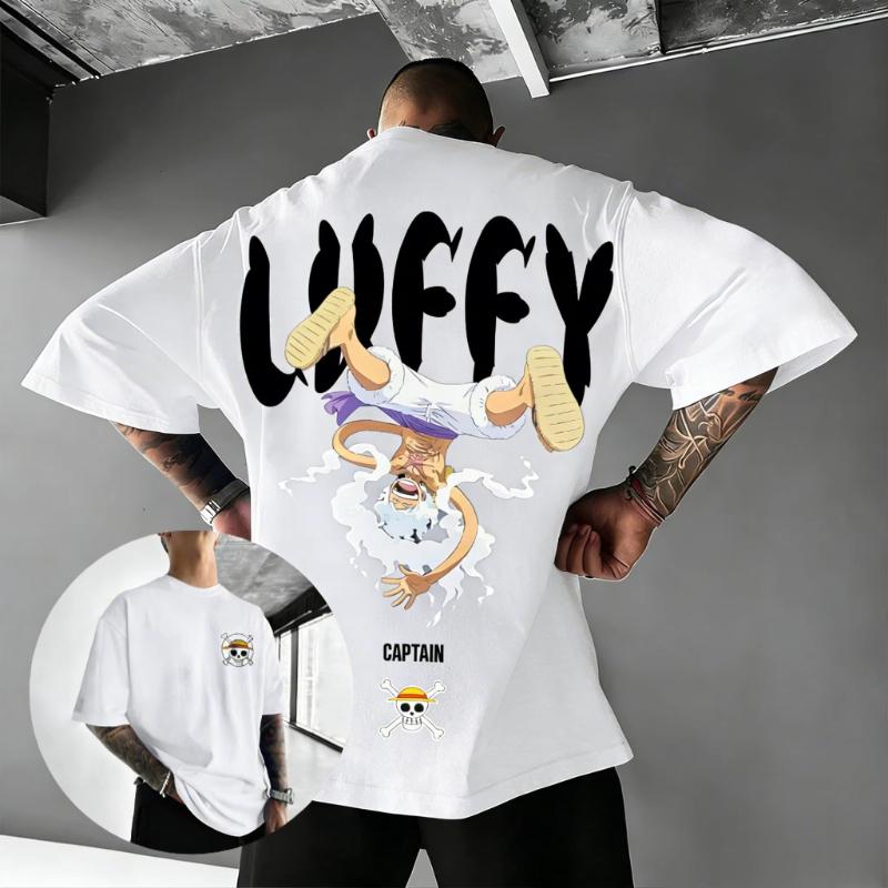Anime Graphic T Shirt Men Women One Piece Luffy Zoro Crewneck Short Sleeve Tee Tops 2026 Summer Casual Streetwear Y2k Clothes
