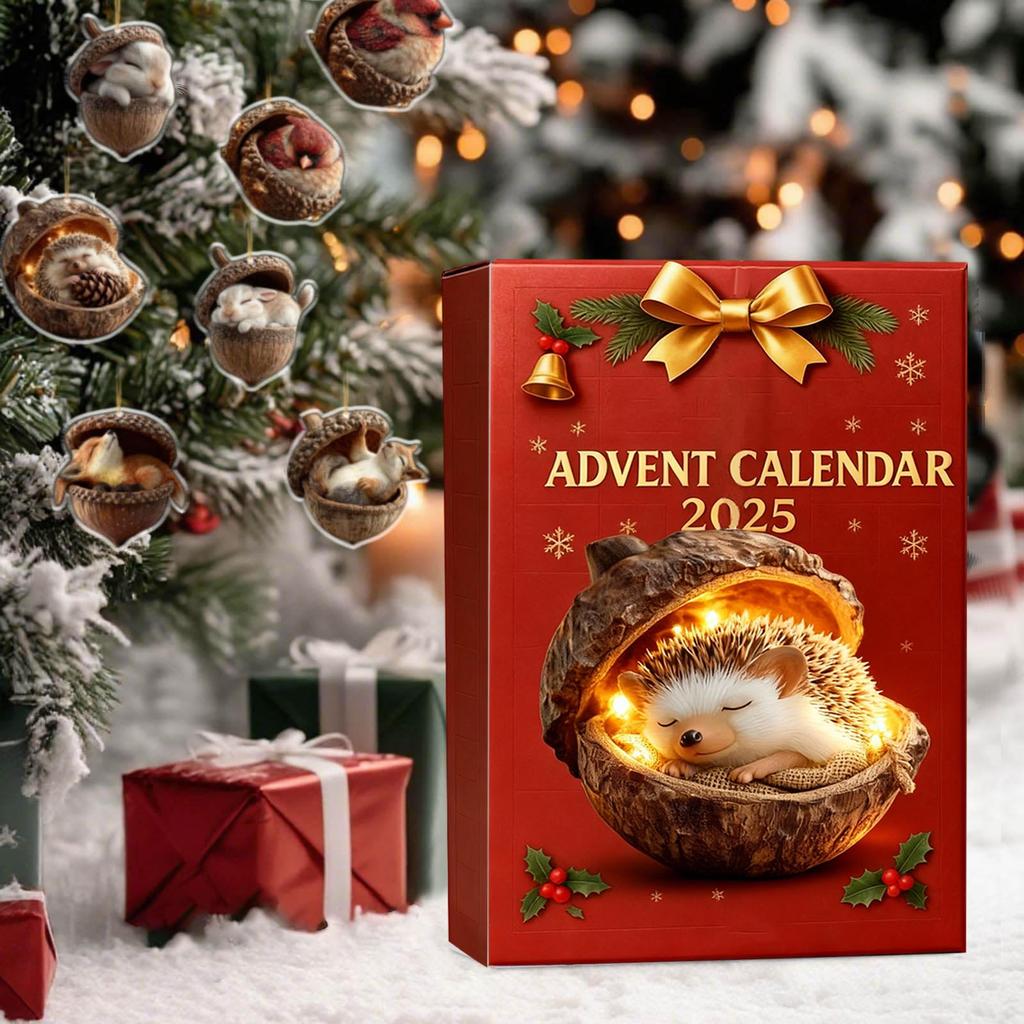 The Advent Calendar includes 24 cute gifts, a countdown calendar, and surprise pendants
