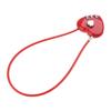 Zinc Alloy Wire Rope Password Lock Mini Love Heart Shape Password Padlock Travel Luggage Package Password Lock