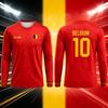 Maglia da Hockey - Gialla con Accenti Neri/Bianchi Logo Testa d'Orso Maglia Atletica Stampa 3D HD
