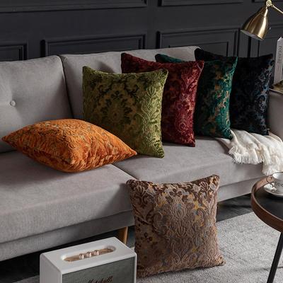 1pc Light Luxury Sofa Cushion Cut Pile Pillow Cover Living Room Nordic Modern Simple Bedside Pillow