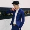 Men's One Button Blazer Perfect For Weddings Proms Parties**