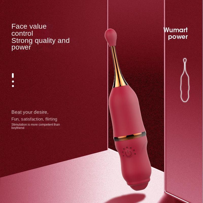 Neues Flirtgerät, Ultraschall-Sexspielzeug, austauschbarer weiblicher Hochfrequenz-Mehrkopfmasturbator, Point- und Tide-Stift, zweiter und Tide-Stift