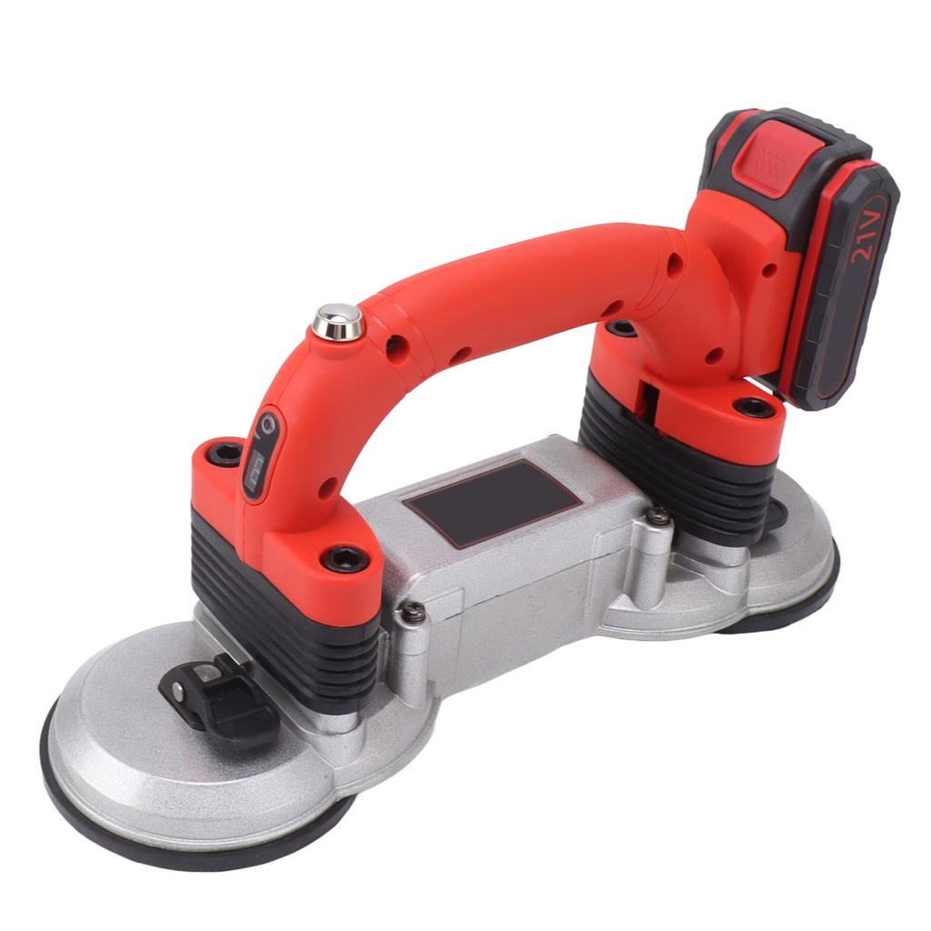 800W Tile Vibration Tool 11.5cm Diameter Double Suction Cup Handheld Tiling Vibrator Machine